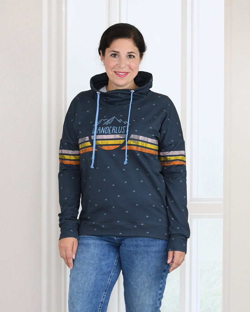 Ebook / Schnittmuster lillesol women No.61 Casual Sweater *mit Video Nähanleitung*