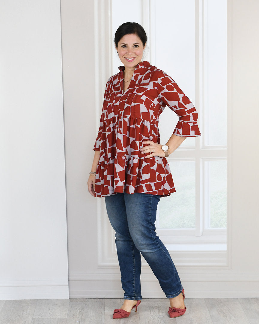 Papierschnittmuster lillesol women No.64 Biesen-Kleid & Tunika "Laurelia" mit Video-Nähanleitung*✂✂✂