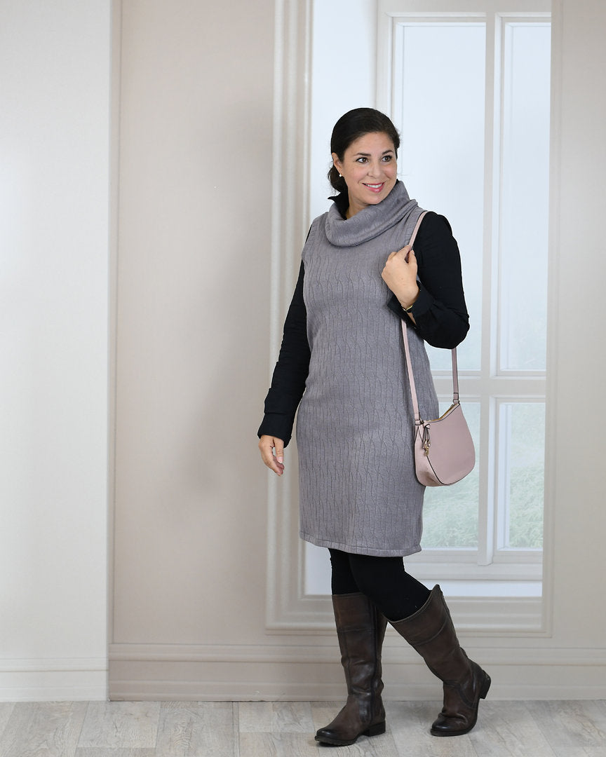 Ebook / Schnittmuster lillesol women No.67 Pullunder & Kleid "Tira" *mit Video Nähanleitung*