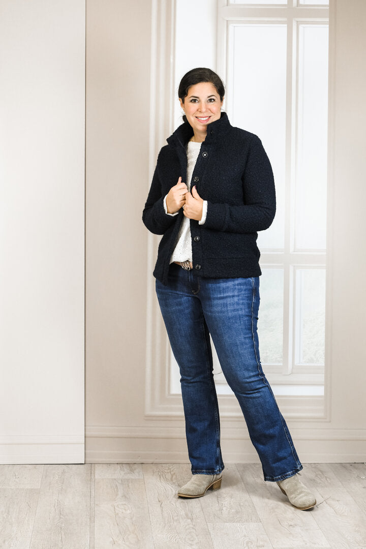 Papierschnittmuster lillesol women No.68 Cardigan "Viga" mit Video-Nähanleitung*✂✂✂