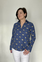 Designbeispiel: lillesol women No.70 Blusenshirt & Kleid "Kaia" mit Video-Nähanleitung