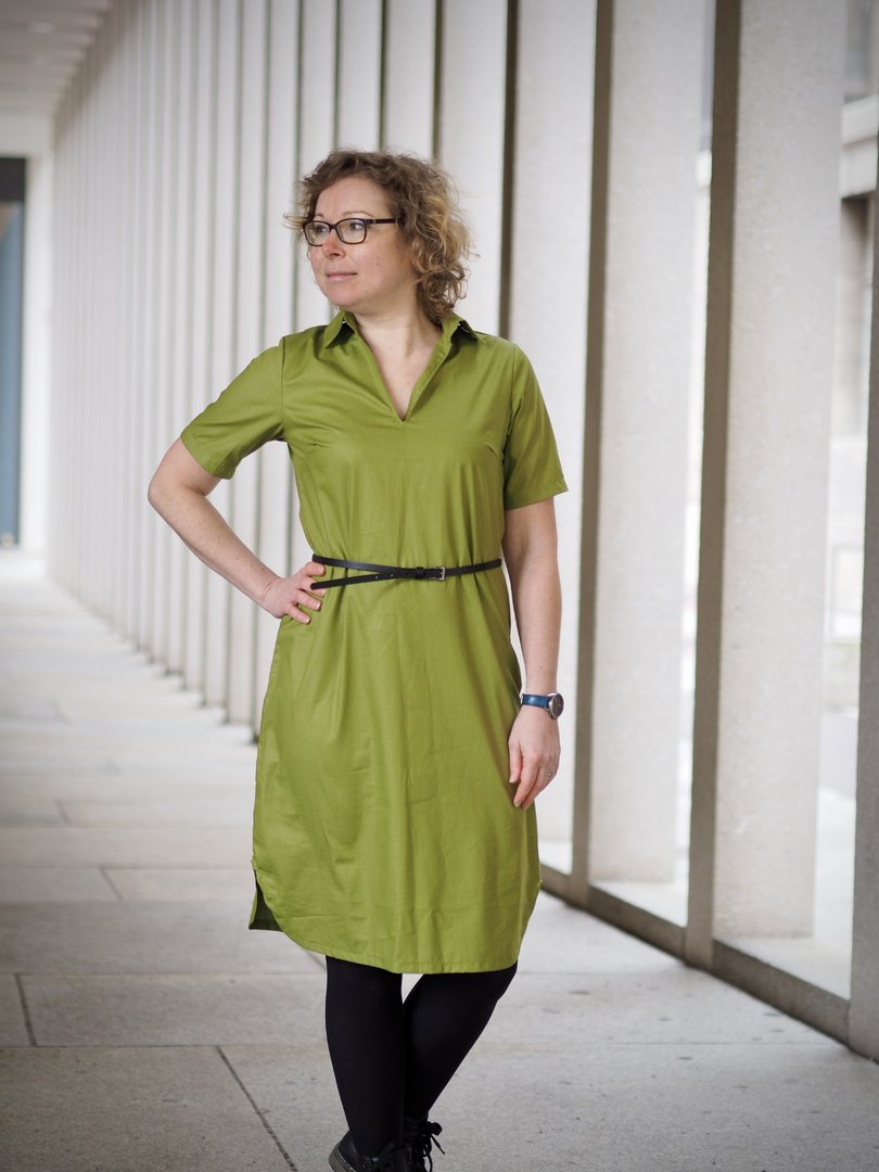 Designbeispiel: lillesol women No.70 Blusenshirt & Kleid "Kaia" mit Video-Nähanleitung