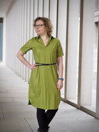Designbeispiel: lillesol women No.70 Blusenshirt & Kleid "Kaia" mit Video-Nähanleitung