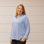 Designbeispiel: lillesol women No.70 Blusenshirt & Kleid "Kaia" mit Video-Nähanleitung