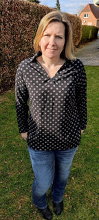 Designbeispiel: lillesol women No.70 Blusenshirt & Kleid "Kaia" mit Video-Nähanleitung