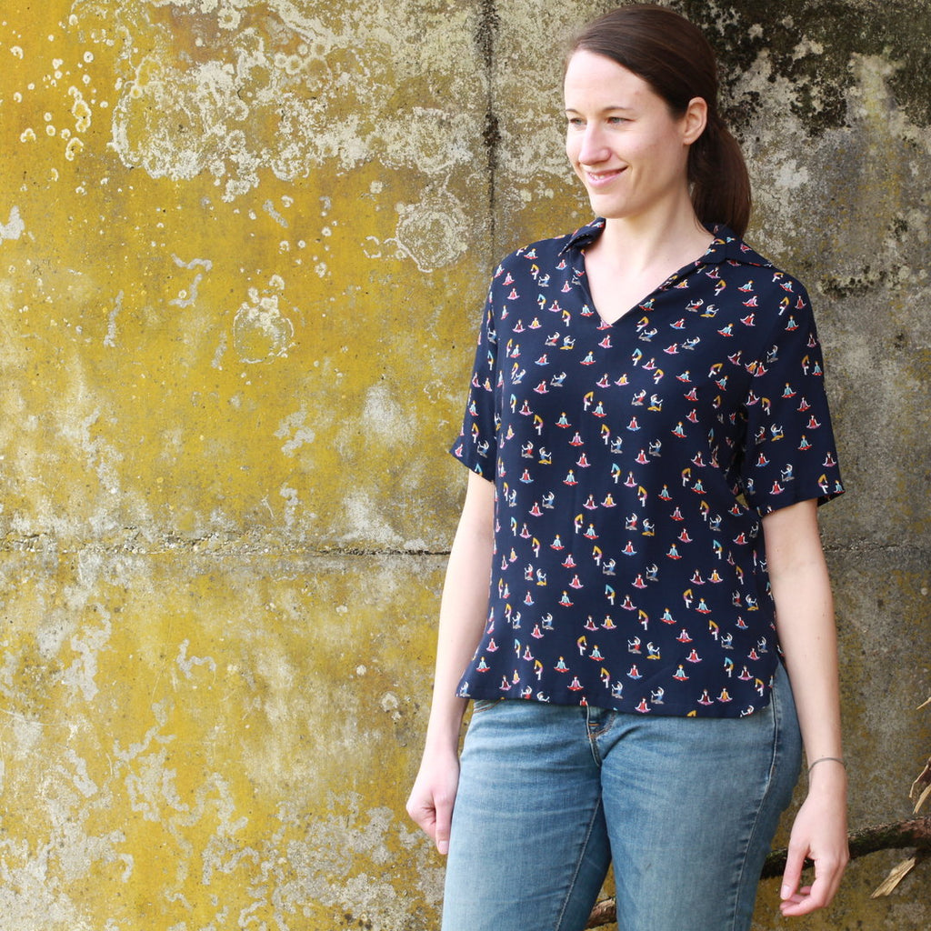 Designbeispiel: lillesol women No.70 Blusenshirt & Kleid "Kaia" mit Video-Nähanleitung