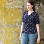 Designbeispiel: lillesol women No.70 Blusenshirt & Kleid "Kaia" mit Video-Nähanleitung