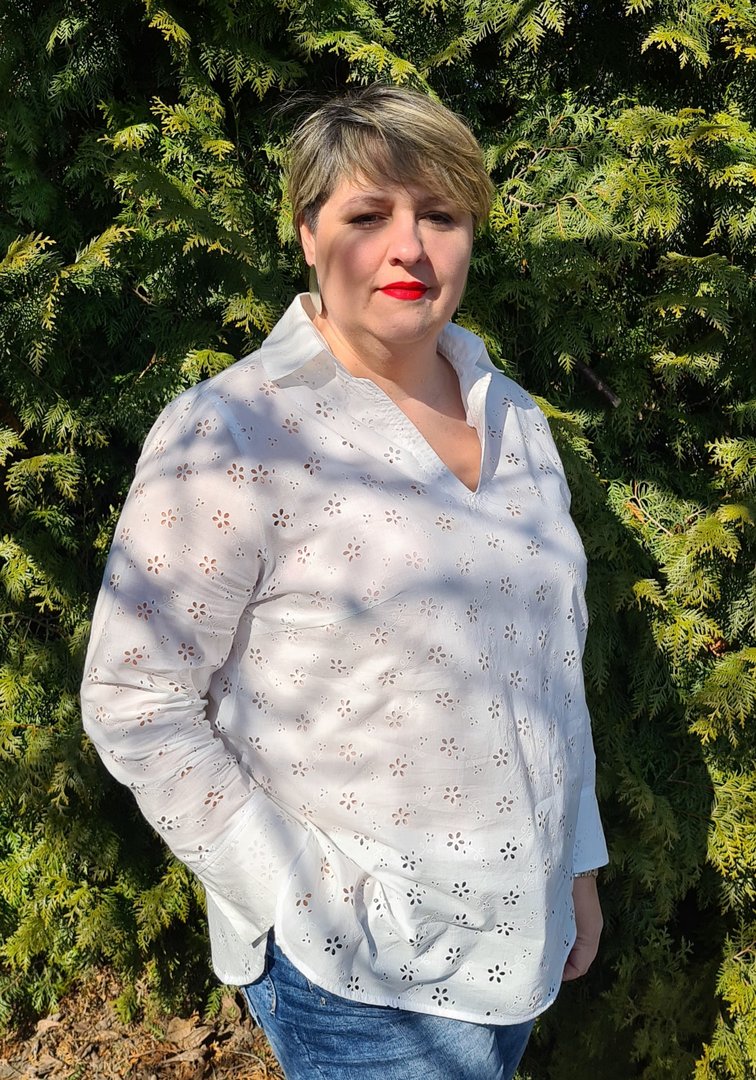 Designbeispiel: lillesol women No.70 Blusenshirt & Kleid "Kaia" mit Video-Nähanleitung