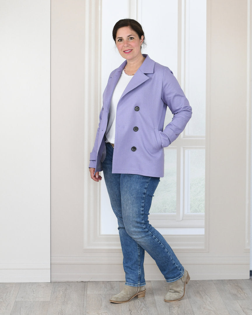 Ebook / Schnittmuster lillesol women No.71 Trenchjacke "Jola" *mit Video Nähanleitung*