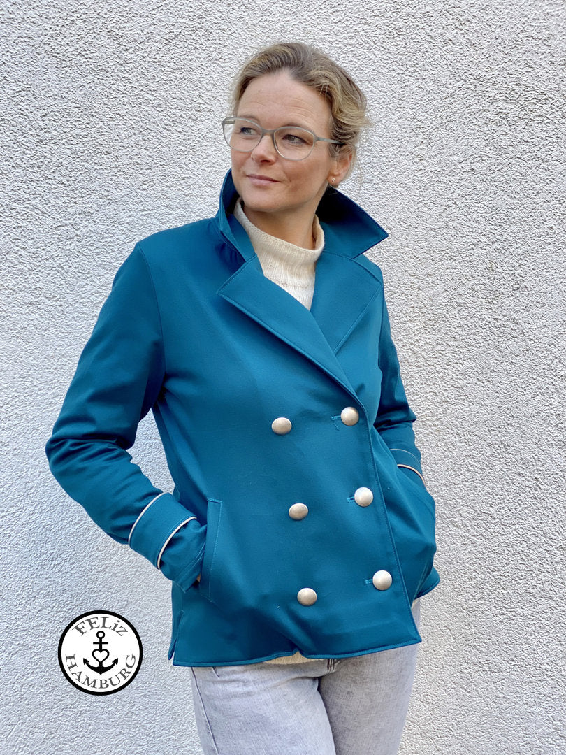 Ebook / Schnittmuster lillesol women No.71 Trenchjacke "Jola" *mit Video Nähanleitung*