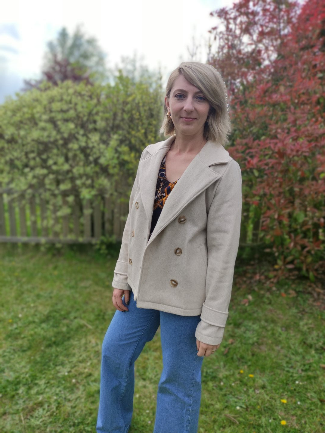 Designbeispiel: lillesol women No.71 Trenchjacke "Jola" mit Video-Nähanleitung