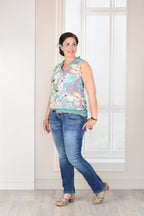 Ebook / Schnittmuster lillesol women No.72 Sommerbluse "Lavina" *mit Video Nähanleitung*