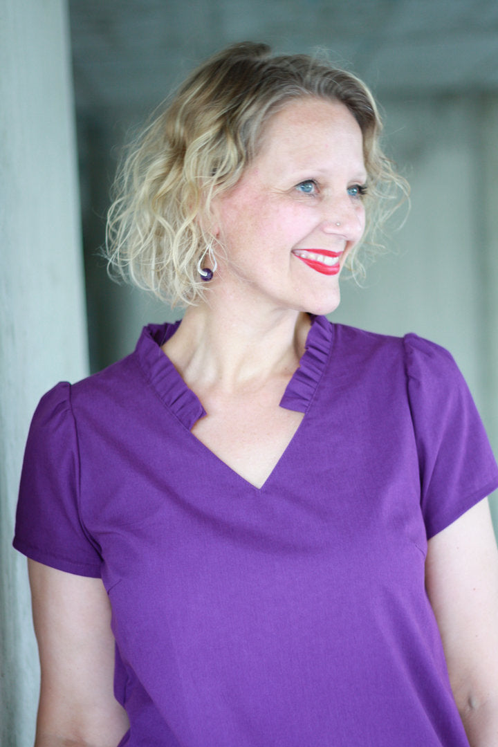 Designbeispiel: lillesol women No.72 Sommerbluse "Lavina"