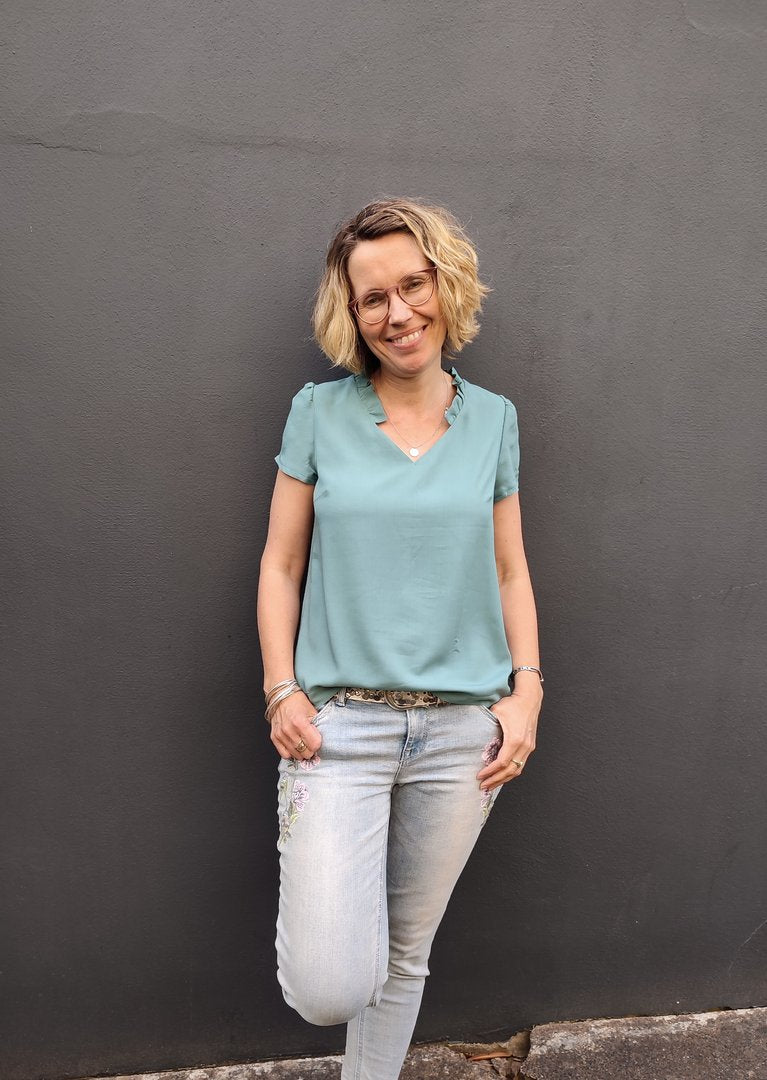 Designbeispiel: lillesol women No.72 Sommerbluse "Lavina"