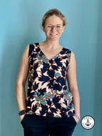 Designbeispiel: lillesol women No.72 Sommerbluse "Lavina"