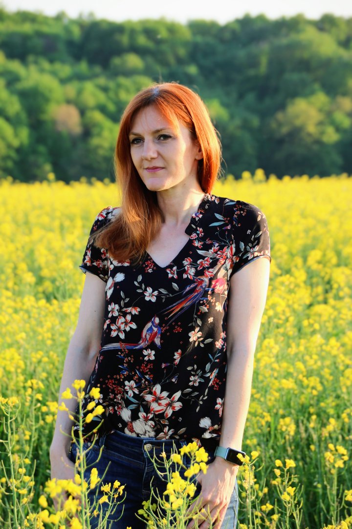 Designbeispiel: lillesol women No.72 Sommerbluse "Lavina"