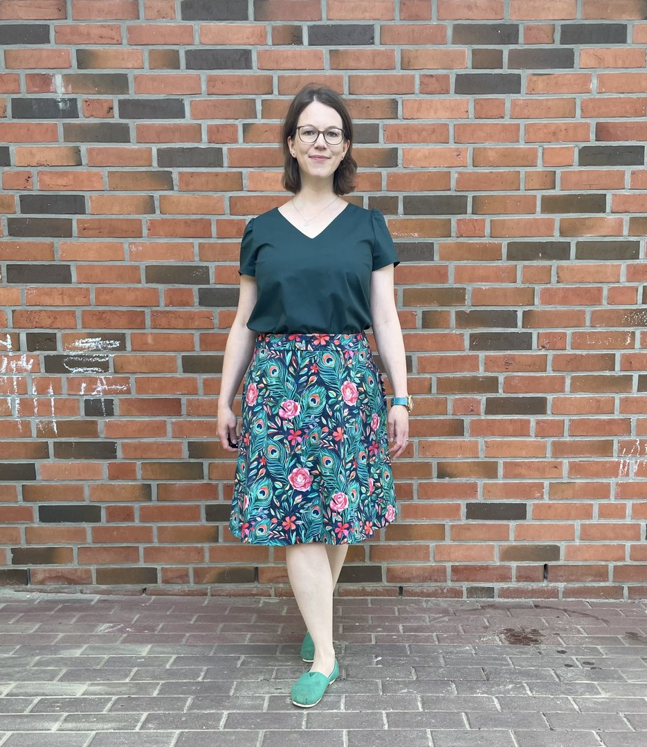 Designbeispiel: lillesol women No.72 Sommerbluse "Lavina"