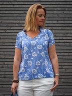 Designbeispiel: lillesol women No.72 Sommerbluse "Lavina"