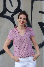 Designbeispiel: lillesol women No.72 Sommerbluse "Lavina"