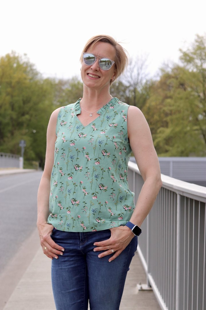 Ebook / Schnittmuster lillesol women No.72 Sommerbluse "Lavina" *mit Video Nähanleitung*