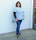 Designbeispiel: lillesol women No.72 Sommerbluse "Lavina"