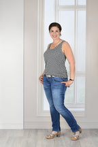 Papierschnittmuster lillesol women No.73 Basic-Top *mit Video-Nähanleitung*✂✂✂