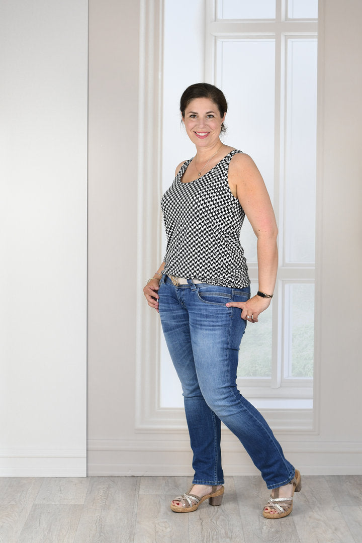 Papierschnittmuster lillesol women No.73 Basic-Top *mit Video-Nähanleitung*✂✂✂