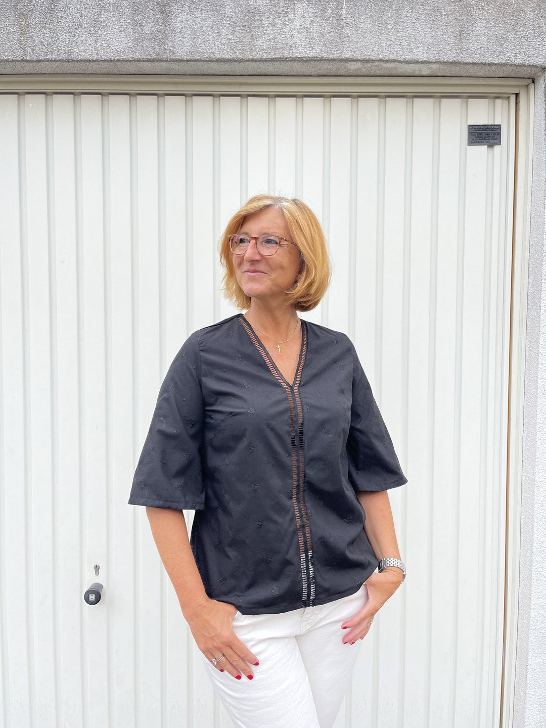 Ebook / Schnittmuster lillesol women No.74 Spitzenbluse "Valenciana" *mit Video Nähanleitung*