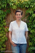 Designbeispiel: lillesol women No.74 Spitzenbluse "Valenciana"