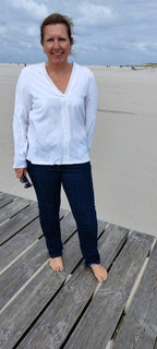 Designbeispiel: lillesol women No.74 Spitzenbluse "Valenciana"