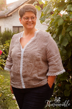 Designbeispiel: lillesol women No.74 Spitzenbluse "Valenciana"
