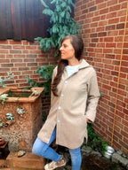 Designbeispiel: lillesol women No.75 Strickmantel/Coatigan "Ama"