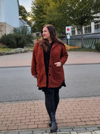 Designbeispiel: lillesol women No.75 Strickmantel/Coatigan "Ama"