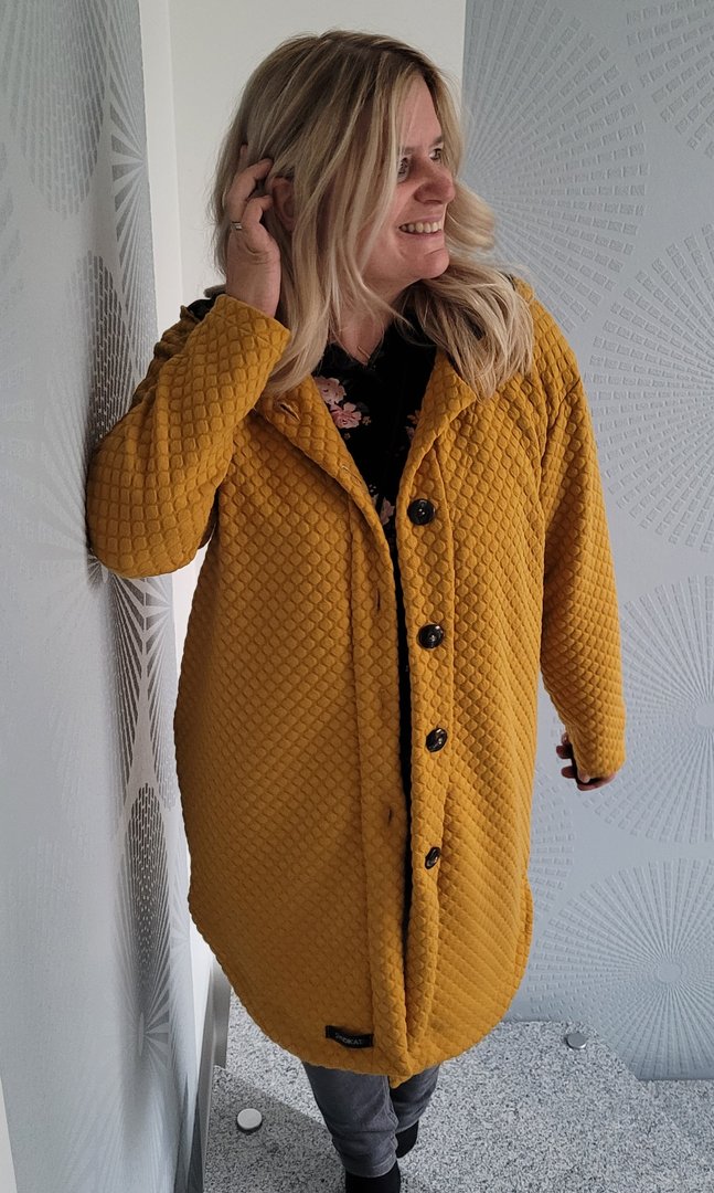 Designbeispiel: lillesol women No.75 Strickmantel / Coatigan "Ama"