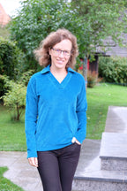 Designbeispiel: lillesol women No.76 Pullover mit Kragen "Vinta"