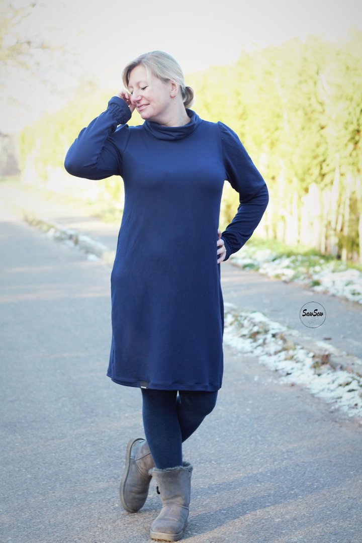 Designbeispiel: lillesol women No.77 Kleid & Pullover "Estela"