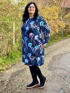 Ebook / Schnittmuster lillesol women No.77 Kleid & Pullover "Estela" *mit Video Nähanleitung*
