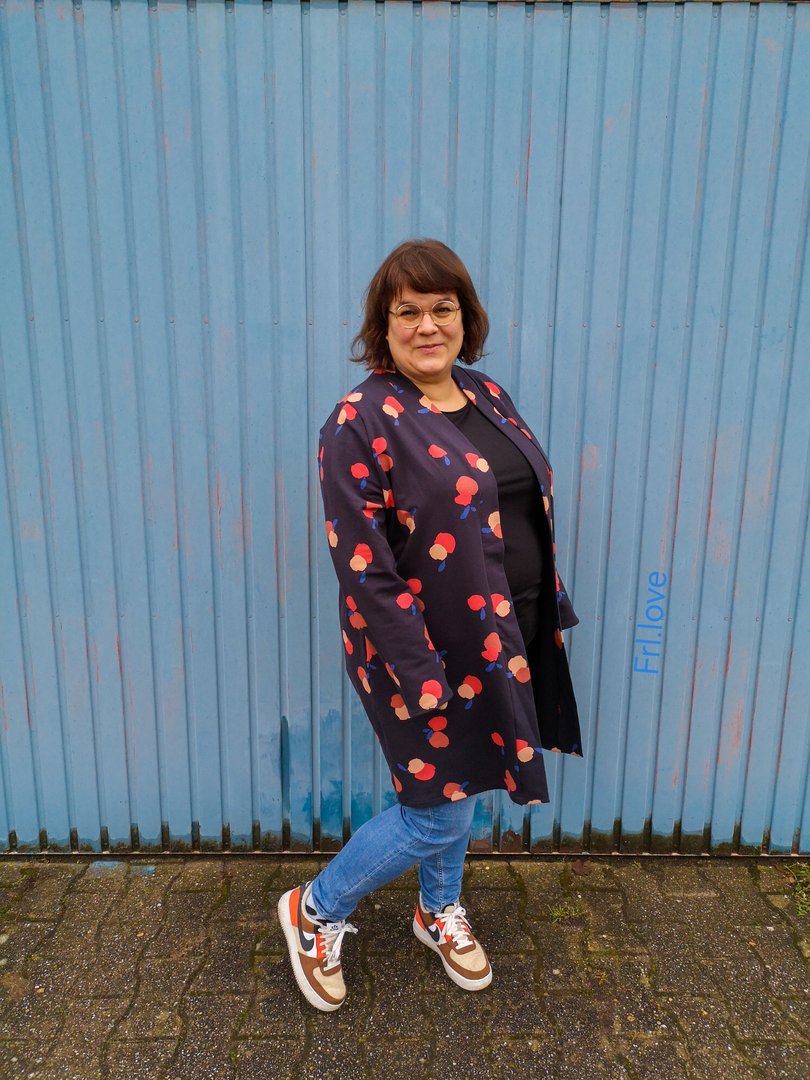 Ebook / Schnittmuster lillesol women No.78 Basic-Cardigan *mit Video Nähanleitung*
