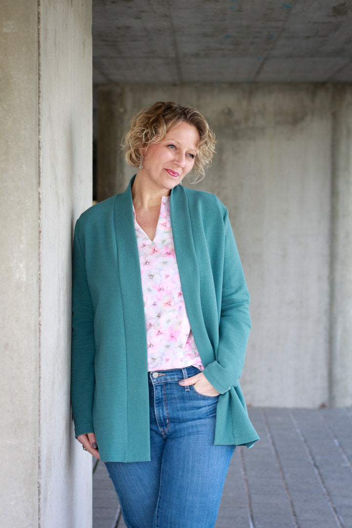 Designbeispiel: lillesol women No.78 Basic-Cardigan