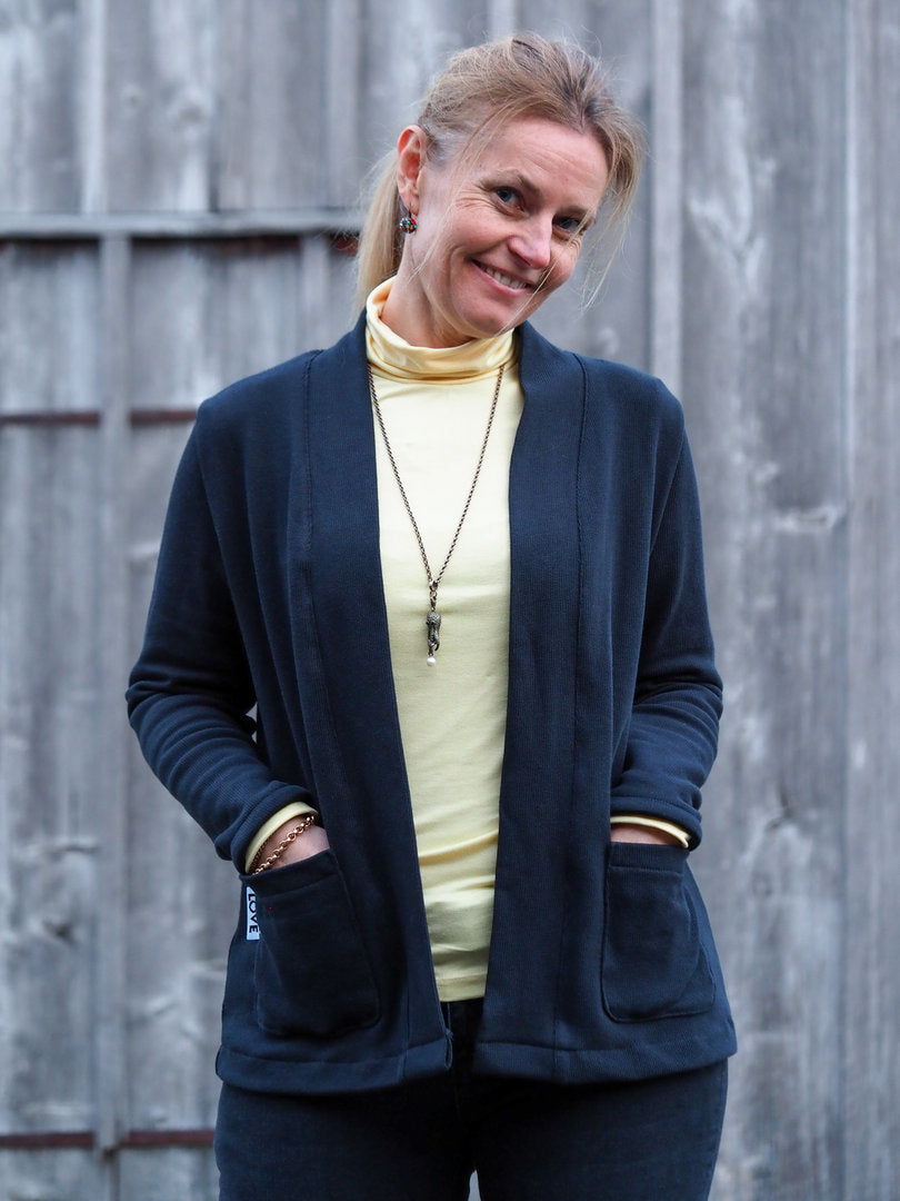 Designbeispiel: lillesol women No.78 Basic-Cardigan