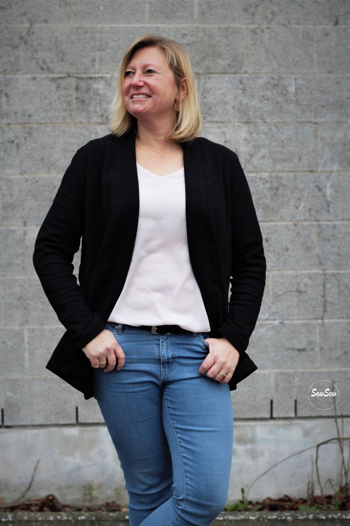 Designbeispiel: lillesol women No.78 Basic-Cardigan
