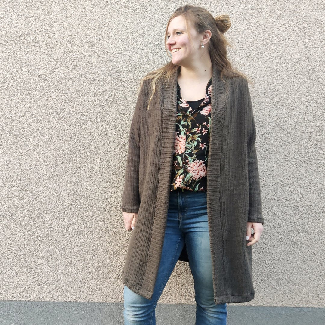 Designbeispiel: lillesol women No.78 Basic-Cardigan