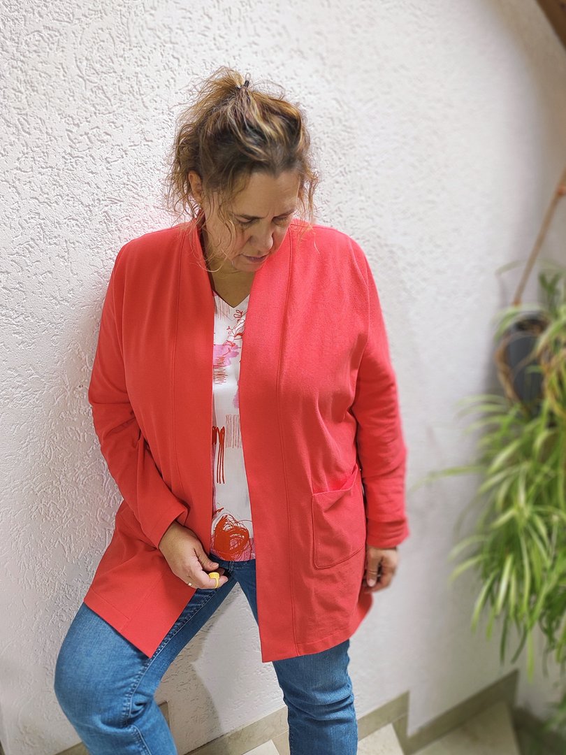 Designbeispiel: lillesol women No.78 Basic-Cardigan