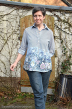 Designbeispiel: lillesol women No.79 Hemdbluse "Linnea"