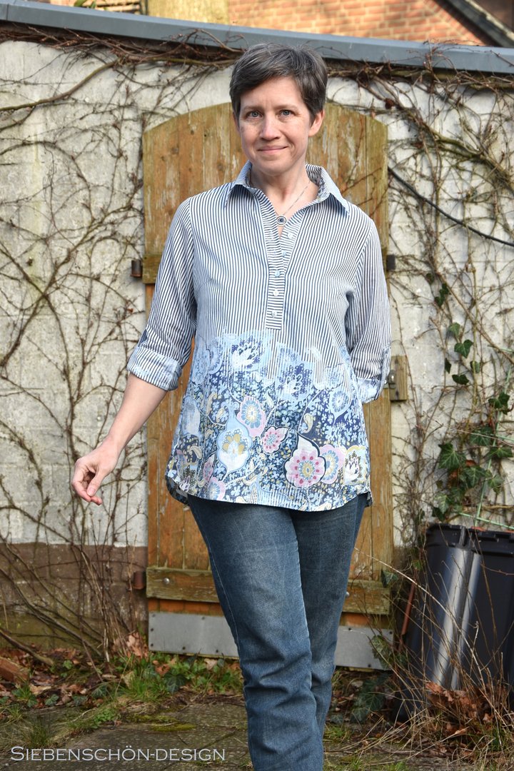 Designbeispiel: lillesol women No.79 Hemdbluse "Linnea"