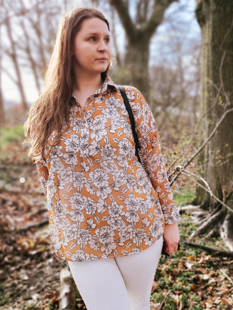 Designbeispiel: lillesol women No.79 Hemdbluse "Linnea"