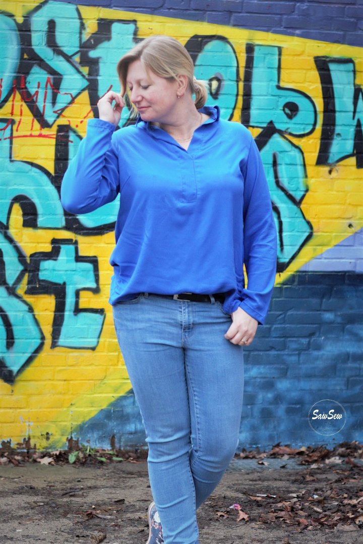 Designbeispiel: lillesol women No.79 Hemdbluse "Linnea"
