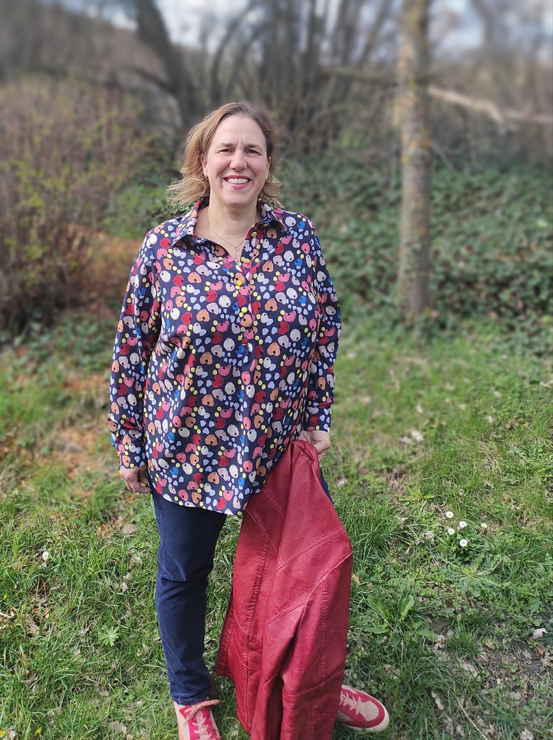 Designbeispiel: lillesol women No.79 Hemdbluse "Linnea"