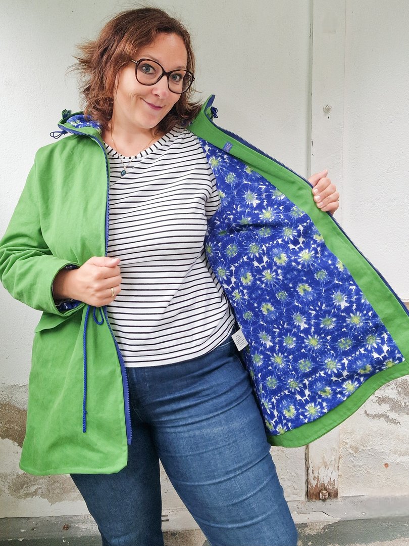 Designbeispiel: lillesol women No.91 Parka "Paquita" mit Video-Nähanleitung