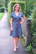 Designbeispiel: lillesol women No.83 Wickelkleid "Valina"